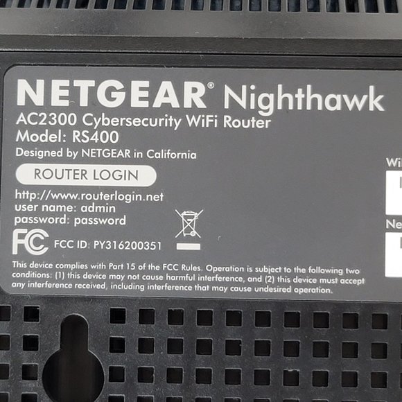 NetGear Nighthawk AC2300 Cybersecurity WiFi Router - Picture 6 of 7